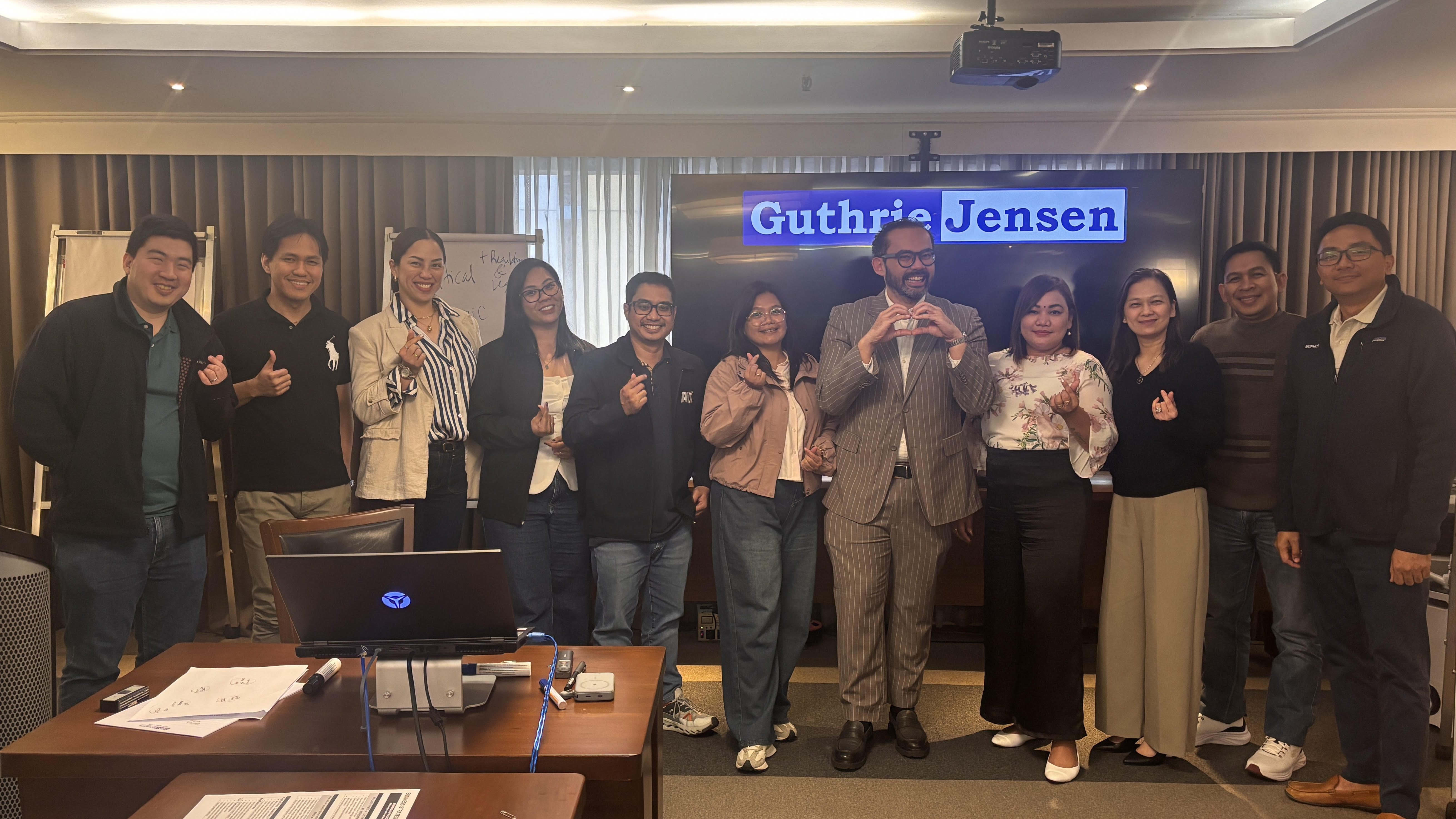 5-Day MBA participants with trainer